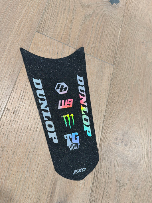 Upgraded tuttio rear fender decal