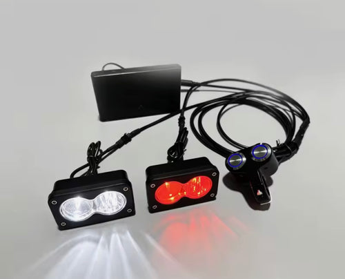 Baja head light and red Baja tail light full kit for any emoto,ebike