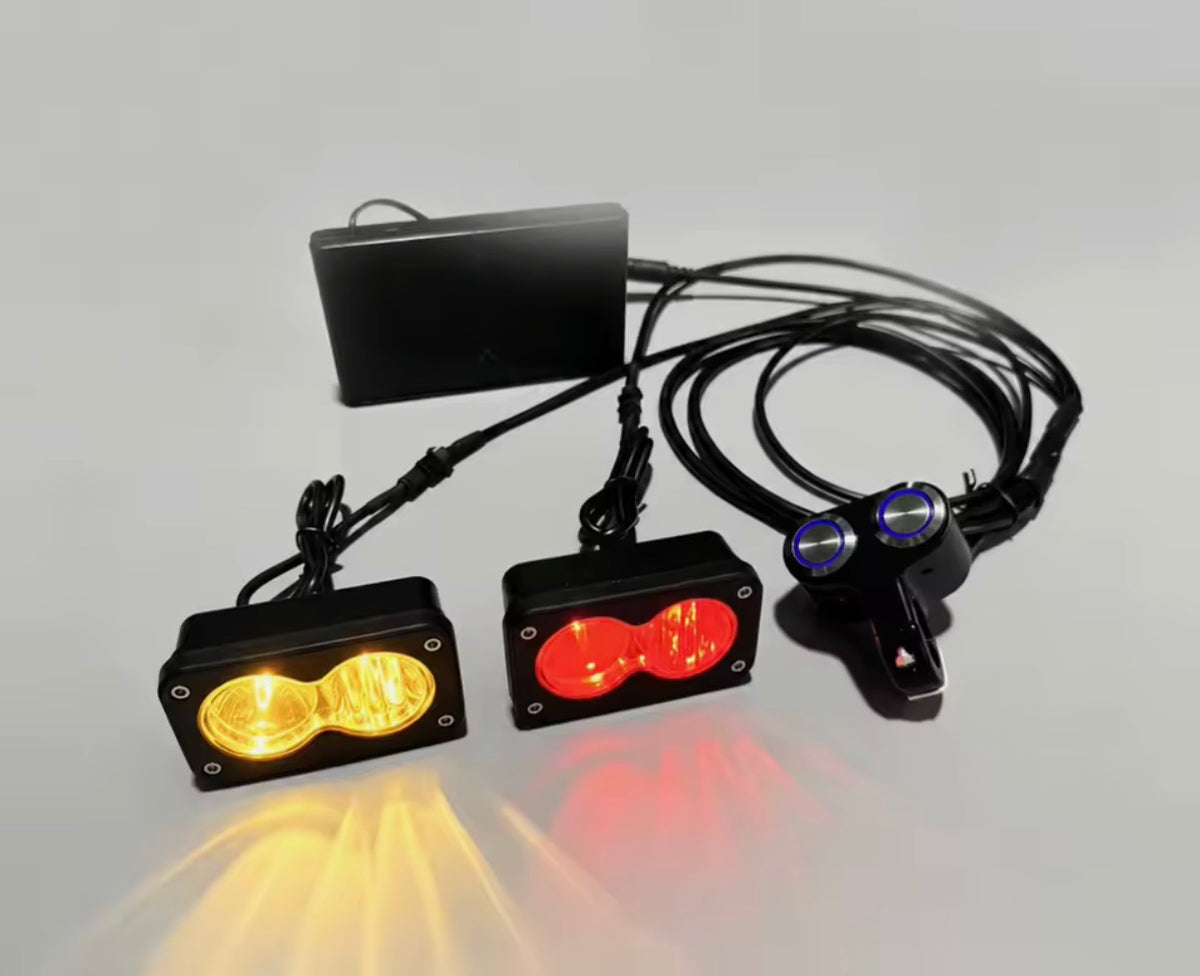 Baja head light and red Baja tail light full kit for any emoto,ebike